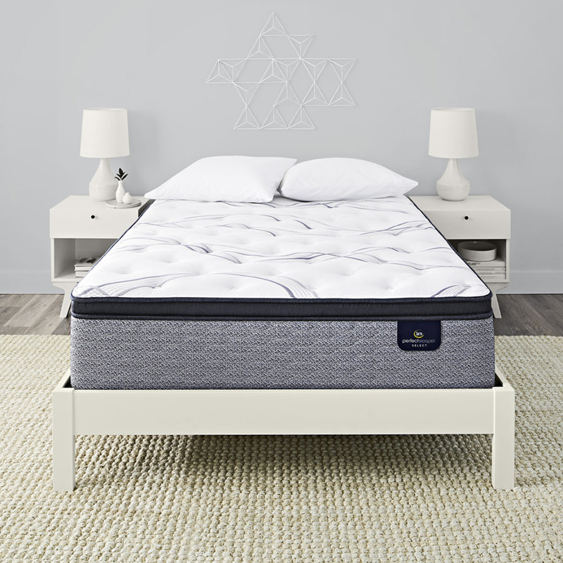 Serta Perfect Sleeper 14.75" Plush Pillow Top Hybrid Mattress and Box